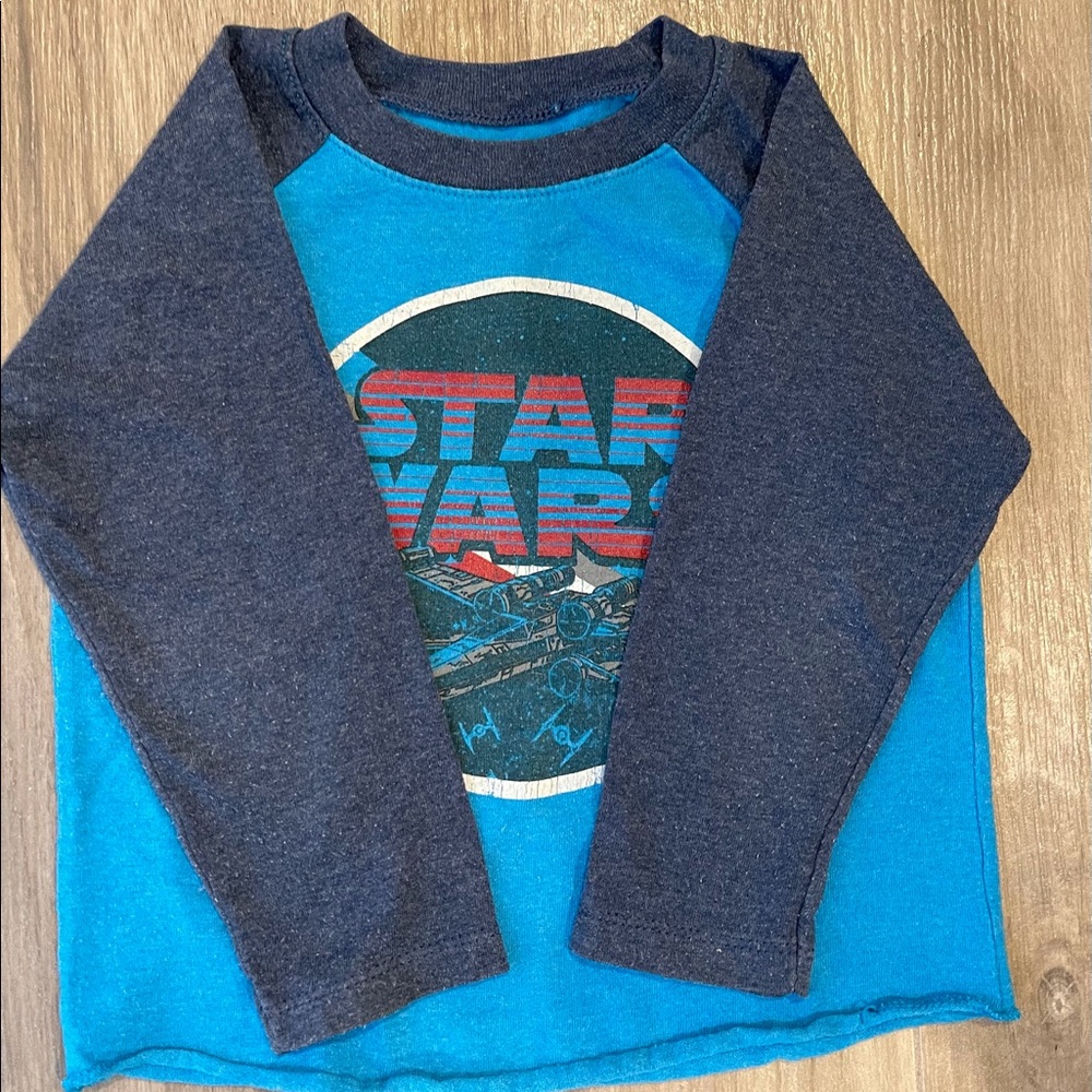 Star Wars Toddler Long Sleeve Shirt GUC 2T